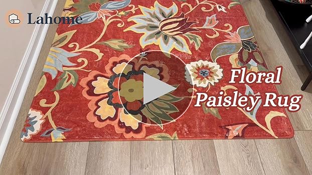 Amazon.com: Lahome Floral 2x6 Kitchen Runner Rug, Washable
